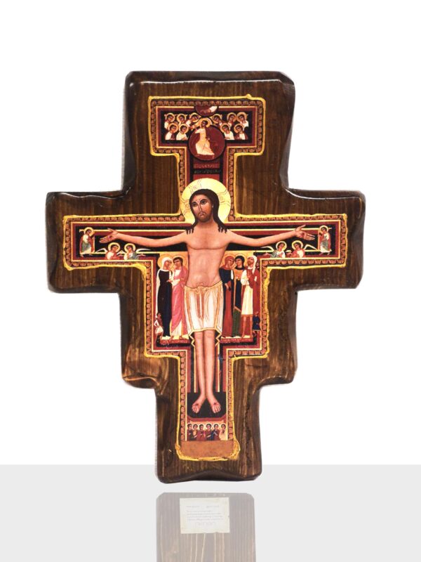 ECRFSD 6017d6dec2dcbafffd7e597d 1 - Crocifisso di San Damiano in legno 22x17cm