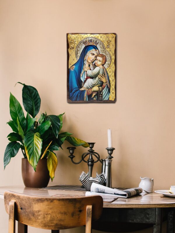 EIMCL 609e4808c2dccf1e989d523d - Icona Madonna del Carmelo in Legno Massello