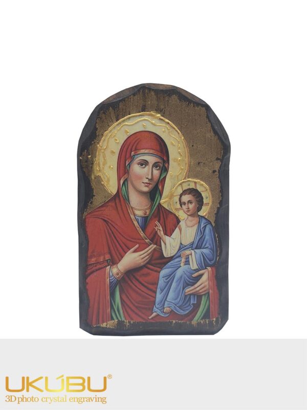 EIMDDPC 61c2ec31c2dc4dea183b078e - Icona Madre di Dio piccola a forma di cupoletta in Legno di Abete