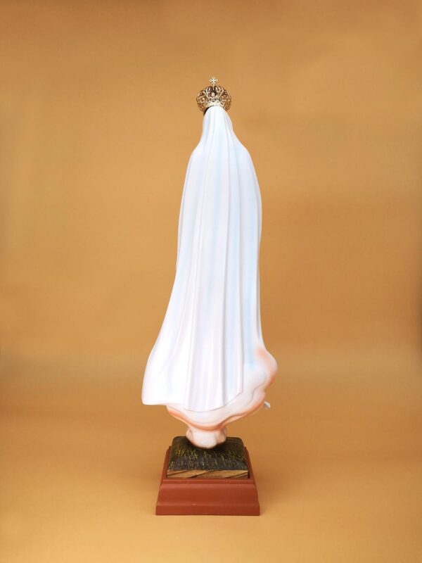F13274OC 6278e17fc2dc1e46e557d088 - Statua Madonna di Fatima con occhi di cristallo pittura classica 45 cm