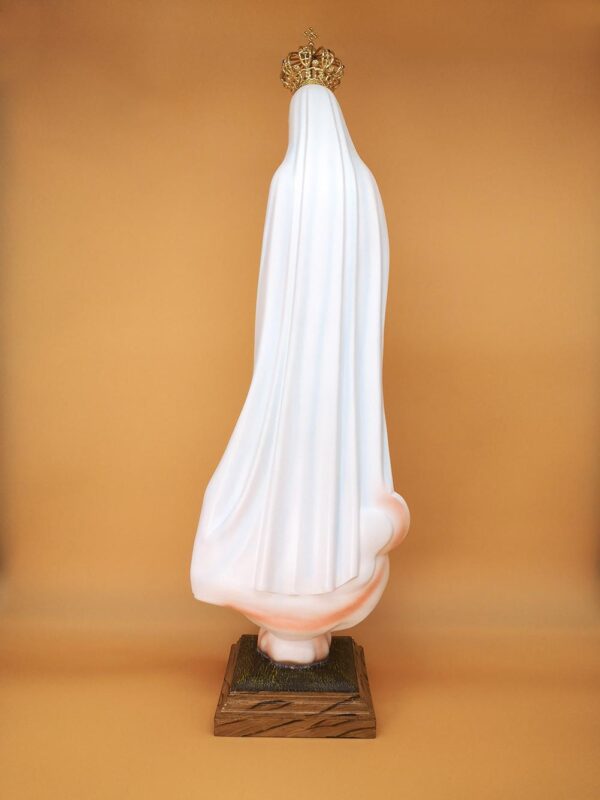 F13674OC 627a2023c2dcfc2e48e85744 - Statua Madonna di Fatima con occhi di cristallo pittura classica 65 cm