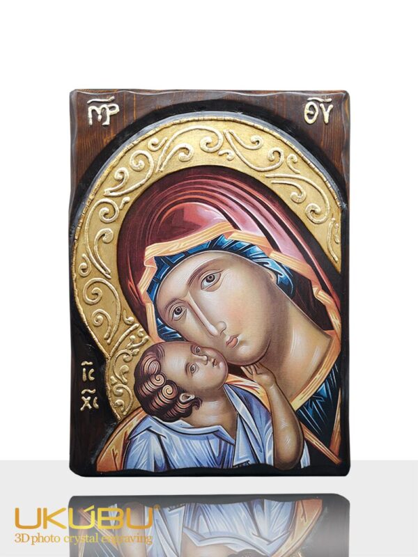 EIMDT12 629dc386c2dcf62dc57dad85 - Icona Madre della Tenerezza mod.12 in Legno Massello