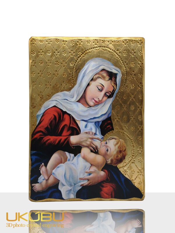 EIMDG 63d794c6c2dcbdd84e950e74 - Icona Madonna delle Grazie in Legno Massello