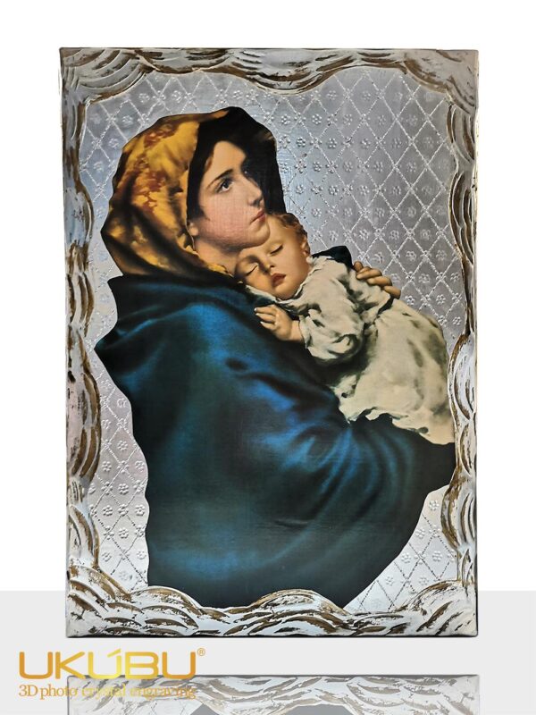 EQMDF 63e0bdd5c2dc416e1fbdff07 - Quadro Madonna del Ferruzzi in Legno Massello