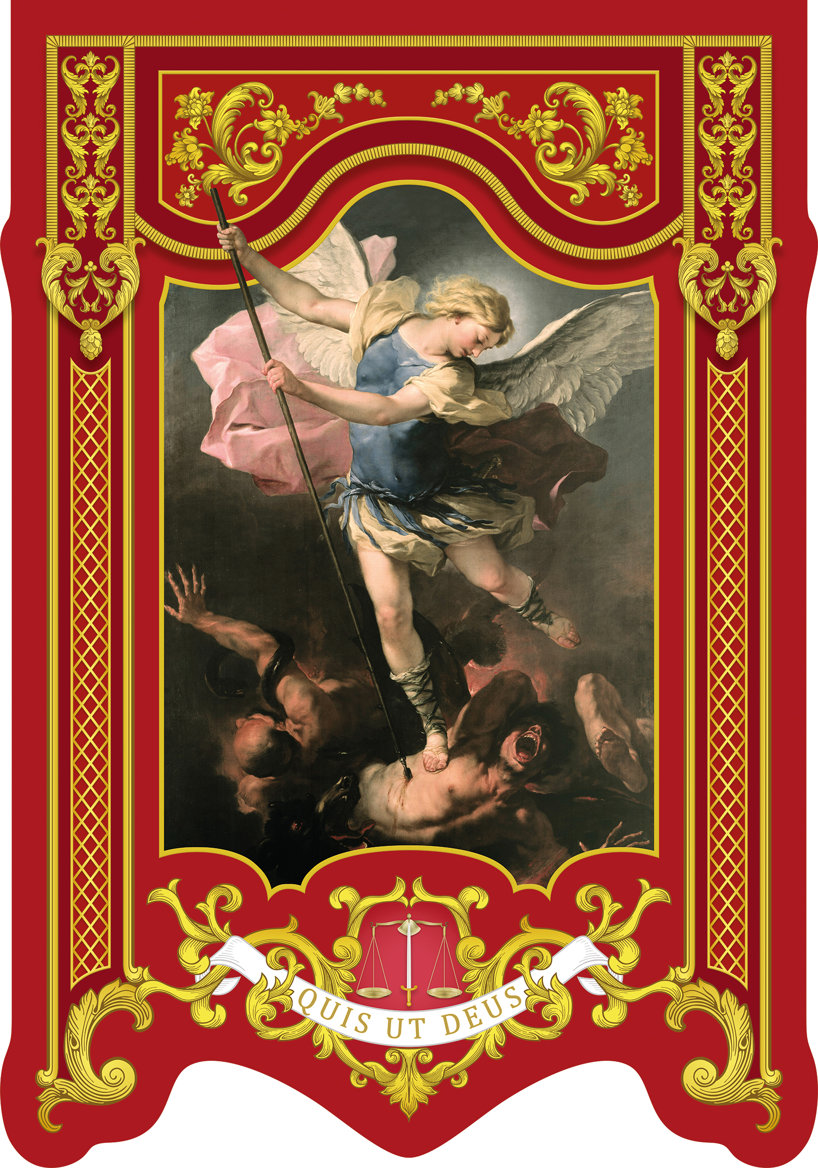 Drappo da Balcone San Michele Arcangelo