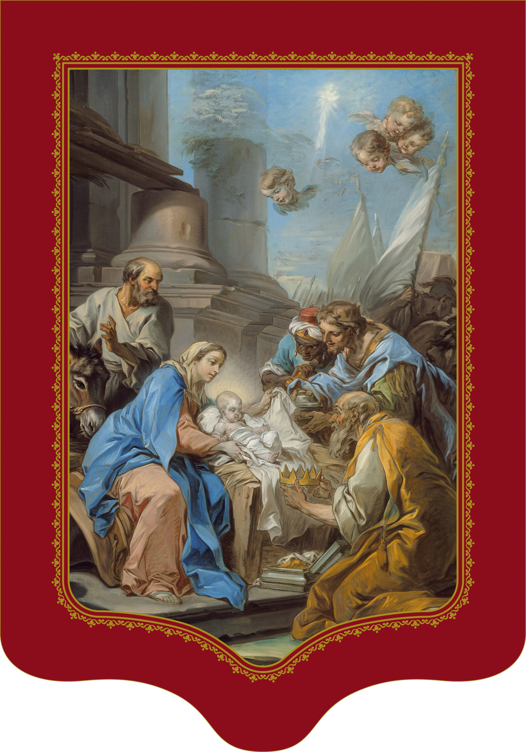 Drappo da Balcone Natività – modello 2