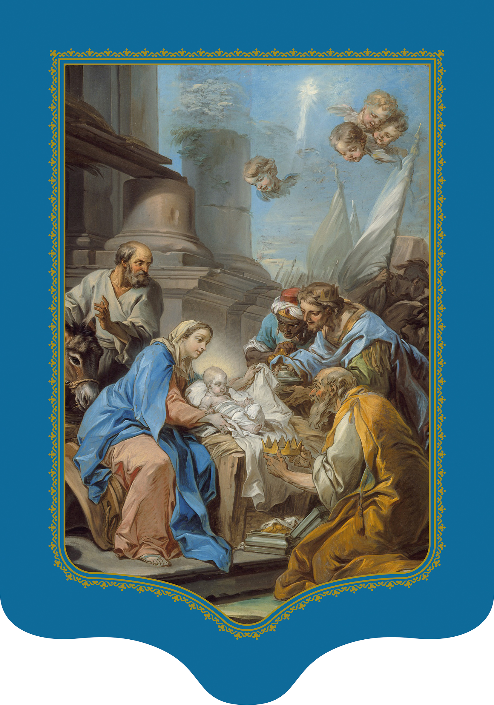 Drappo da Balcone Natività – modello 2