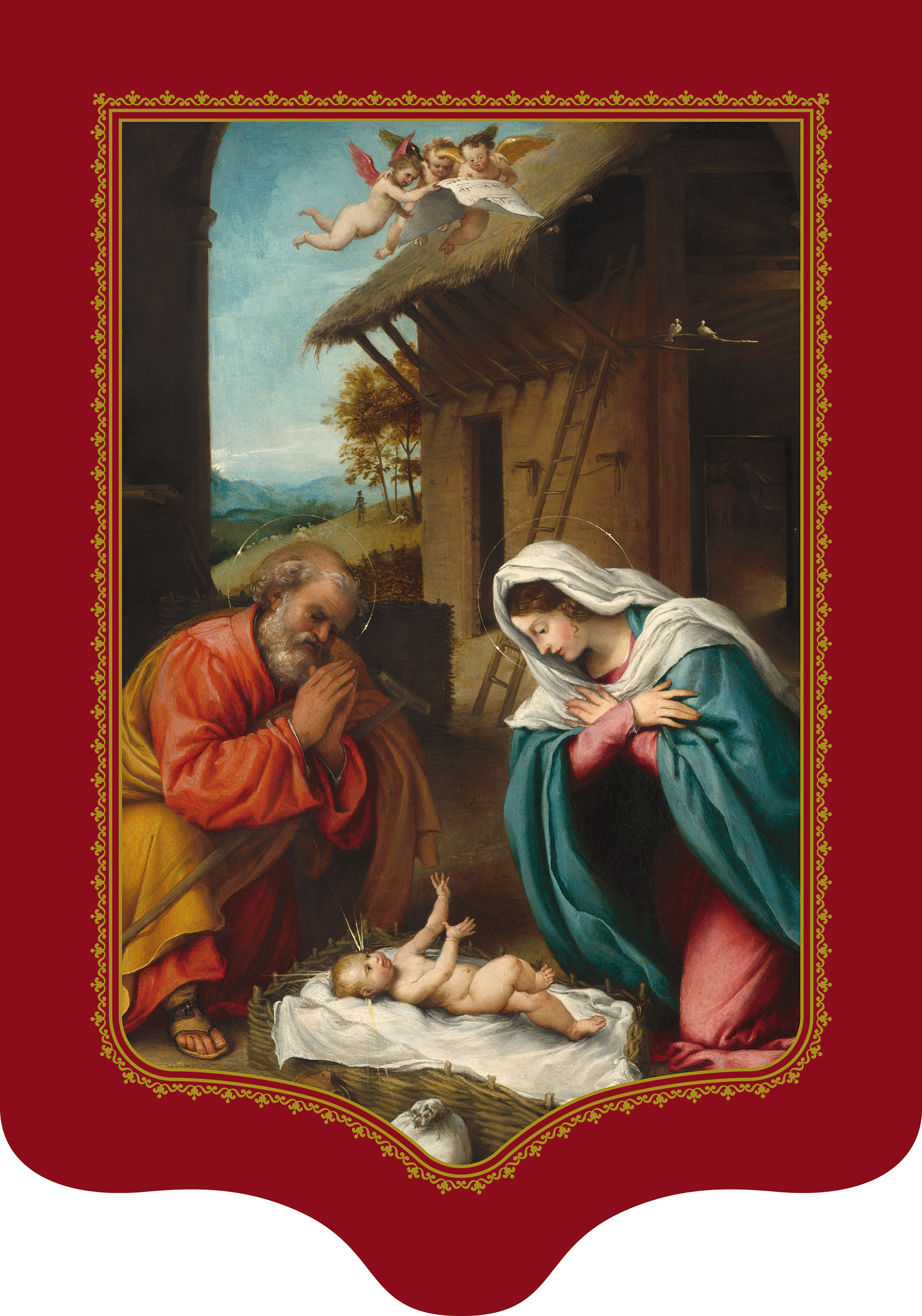 Drappo da Balcone Natività – modello 1