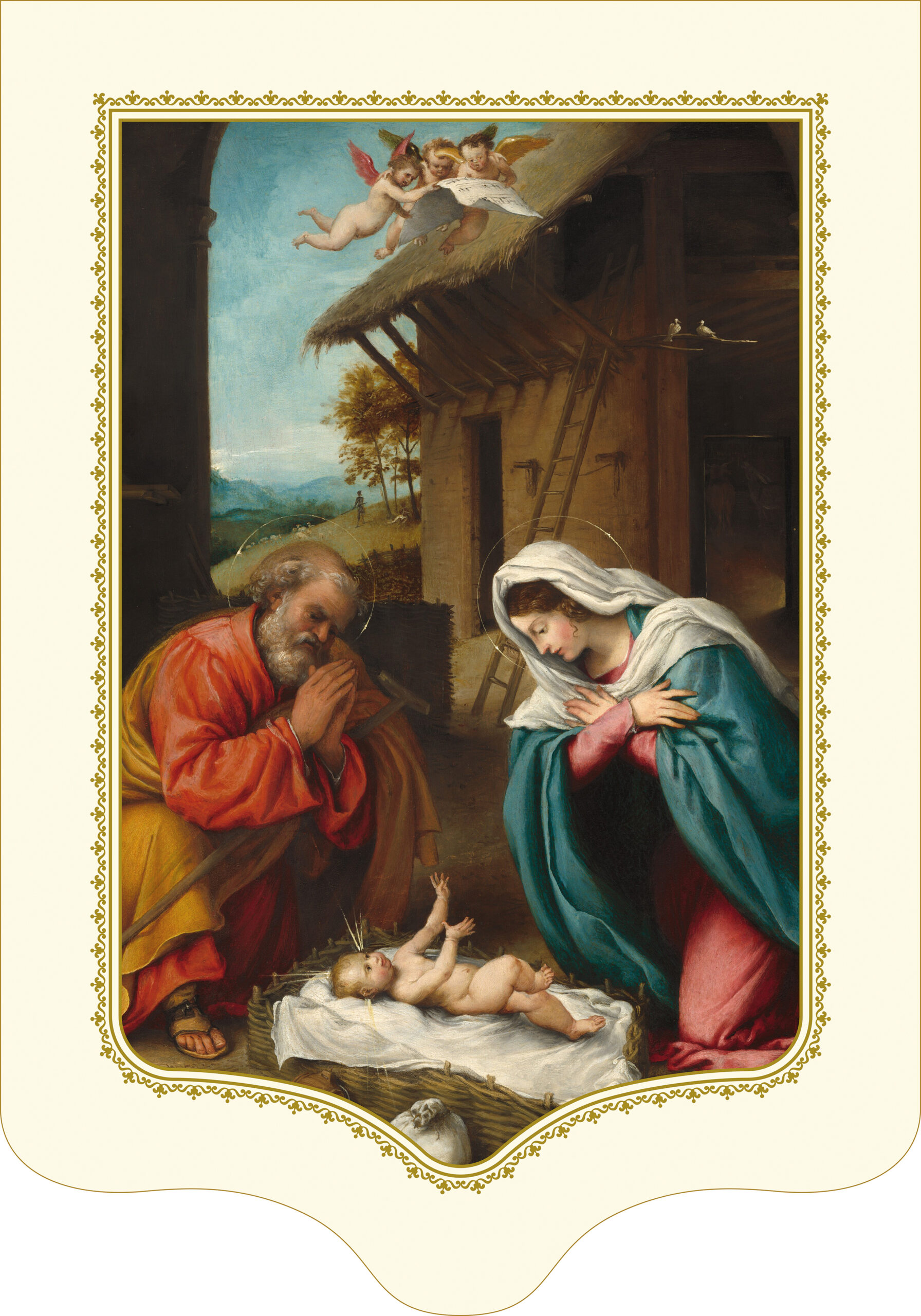 Drappo da Balcone Natività – modello 1