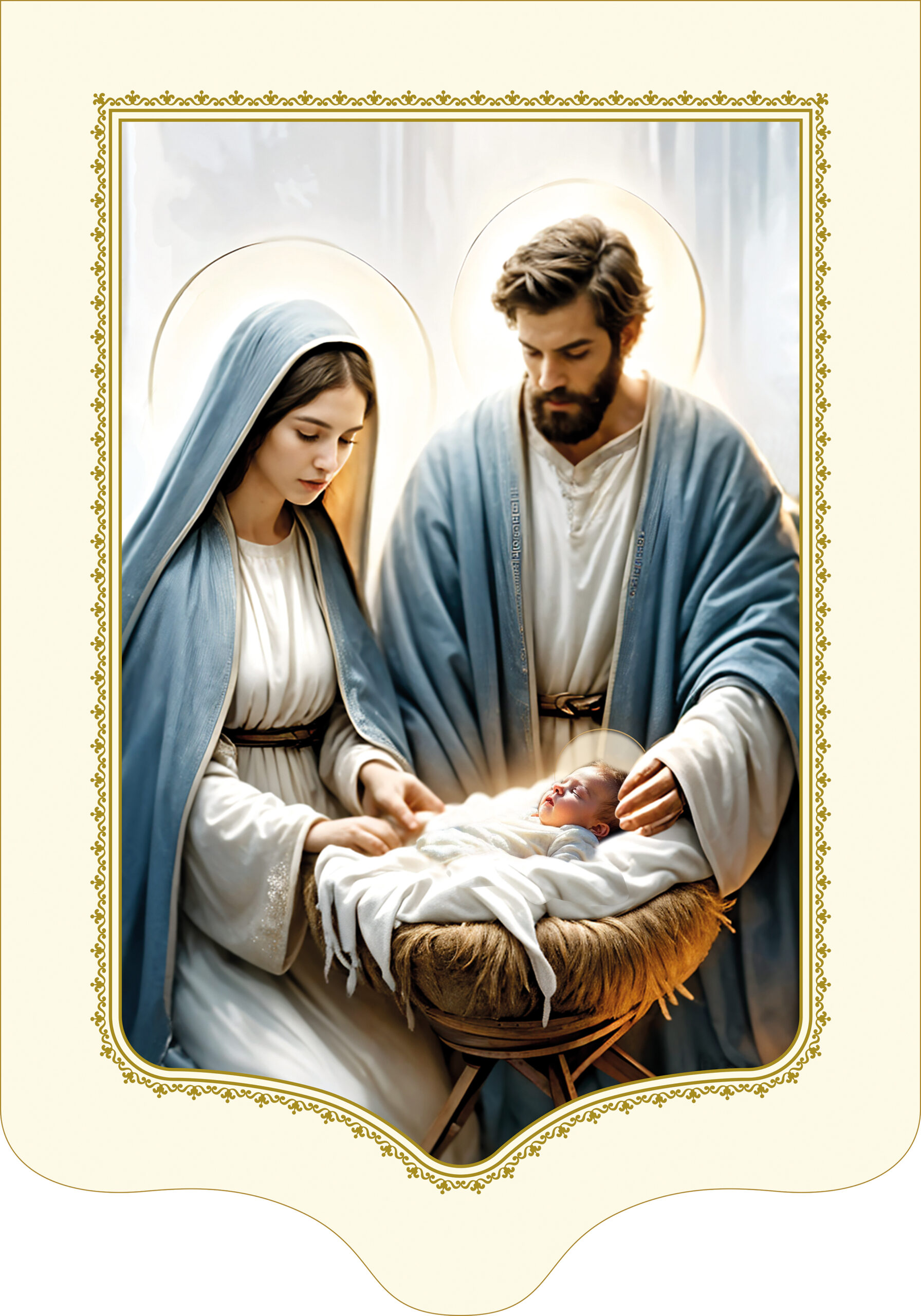 Drappo da Balcone Natività – modello 3