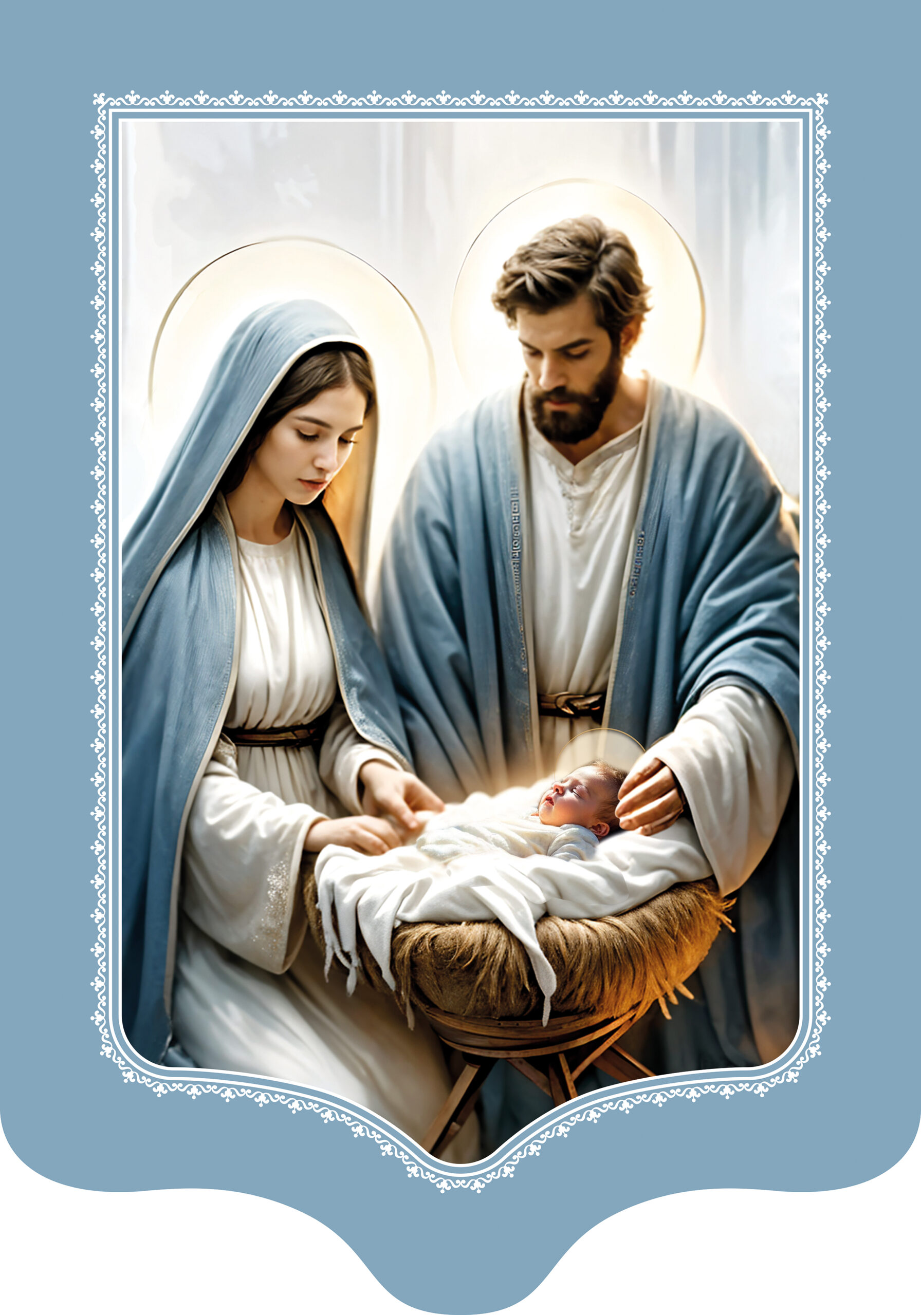 Drappo da Balcone Natività – modello 3